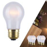 Satco S4881 appliance bulb in range hood delivering warm, diffused light