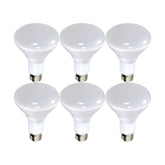 Satco S9022 medium light bulb with frosted white finish, ideal for living room lamps.