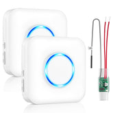 Satisure doorbell extender wireless setup enables easy installation.