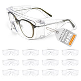 SATTRON over-eyeglasses fit safety glasses for clear vision and protection.