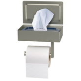 SAYONEYES brushed nickel toilet paper holder wall mount keeps rolls accessible and clutter-free.