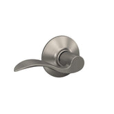 Schlage F10 V ACC 619 accent door lever on hall door with easy passage.
