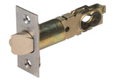 Schlage universal square corner dead latch for F Series with sturdy faceplate for reliable door prep