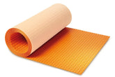 Schluter Ditra-Heat membrane roll provides 134 sq ft coverage for tiled floors.