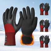 Schwer 3 Pairs Winter Work Gloves with 34-dipped-coating for durable grip in cold conditions.