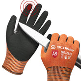 Schwer ProGuard two-pack gloves, front view, high protection for extreme cutting tasks