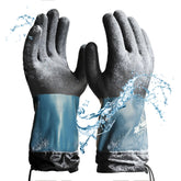 Schwer waterproof work gloves with cuff for extended protection in wet conditions.
