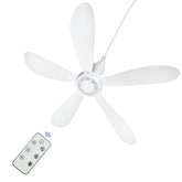 SCOOYEEES 28inch ceiling fan hanging in gazebo for outdoor cooling and airflow