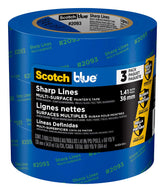 ScotchBlue Sharp Lines tape showing Edge-Lock for precise lines