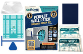 SD Home Products drywall repair kit wall plate provides level backing for smooth patches.