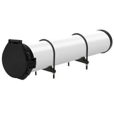 SDSNTE front lid of conduit carrier demonstrates secure aluminum construction for weather-resistant storage.