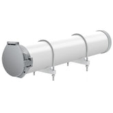 SDSNTE conduit carrier front view on truck rack showing organized storage