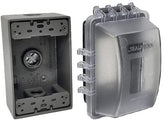 Sealproof bubble cover for versatile horizontal or vertical installation with weatherproof protection.