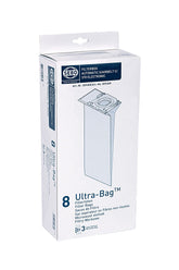 Sebo 5093ER pack of 8 fleece bags compatible with X, C, and 370 series vacuums
