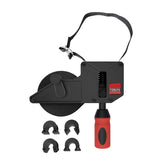 Sebupar strap clamp 23ft band secures wide glue-ups with consistent tension.