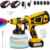 SECOCTSR cordless paint sprayer with battery pack for extended use