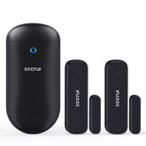 SECRUI door chime main unit mounted on wall, delivering clear alerts for every entry.