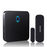 SECRUI door sensor mounted on a door for instant alerts at a glance.