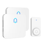 SECRUI doorbell front view in white, blending with any doorway for a sleek welcome
