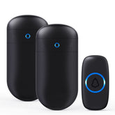 SECRUI wireless doorbell receiver set shown for easy plug-in installation.