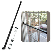 SecurityMan sliding door security bar mounted provides added door protection.