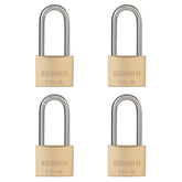 SEDORTI Weatherproof Padlock with brass body protects outdoor gates and sheds.