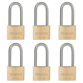 Sedorti weatherproof padlock with brass body, ideal for outdoor gates.