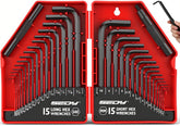 SEDY 32-piece hex key set in compact case for organized storage