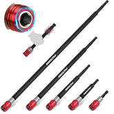 SEDY 5-piece extension 2inch close-up highlights the magnet for secure one-handed bit changes.