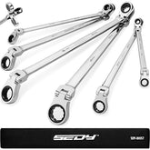 SEDY extra-long flex-head wrench 8mm for tight spaces and precise adjustments.
