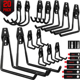 SEDY heavy-duty garage hook set front view showing solid steel build for organized storage