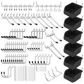 SEDY pegboard hooks set with 13 types for versatile tool organization