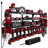 SEEAHEAD 12-drill holder front view showing organized power tools for quick access