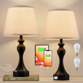 Seealle touch lamp nightstand base with simple touch control for effortless lighting.