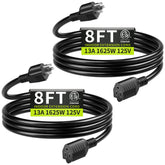 Seeklyze 16AWG extension cord 8 ft in use for reliable indoor power.