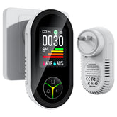 Seektain plug-in CO detector front view for quick home setup.