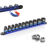Seesii half-inch drive impact sockets in metric 10–24mm for fast engagement