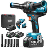 Seesii upgraded impact wrench in action delivering high torque for heavy-duty tasks.