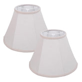 SEEYUAN KD lamp shade top view in natural linen enhances bedside lighting.