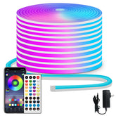 Segrass 50ft RGB LED neon rope light for vibrant bedroom decor