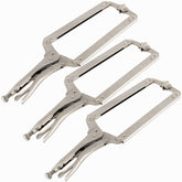 SEHOI 18-inch clamp with swivel pads front view for precise hold