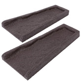 Sekcen rubber downspout splash block brown diverts water from foundation