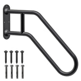 SELEWARE wall-mount handrail outdoors provides secure 1-3 step support