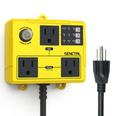 Senctrl AVS3900 front panel with control buttons for automatic dust control and safety.