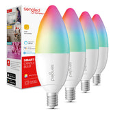 Sengled Zigbee smart candelabra bulbs front view for ambient lighting and easy control.