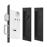 Senharvest modern pocket door lock with privacy feature for sliding doors.