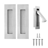Senharvest brushed nickel edge pull for a sleek flush look.