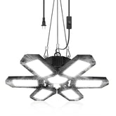 SEOBIOG plug-in garage light front view delivering bright, even illumination.