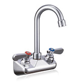 Sepaitek leak-free faucet wall mount with four inch center spacing for efficient kitchen use