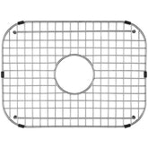 Serene Valley sink grid with 18-1/8 by 13-3/8 inch fit and centered drain.